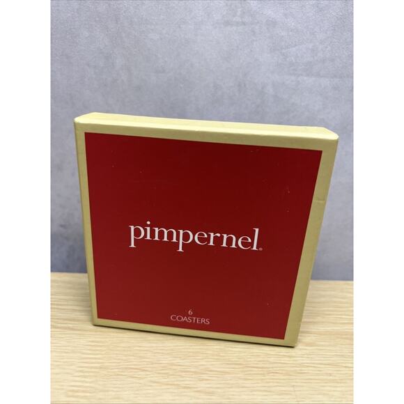 Pimpernel Spode “Believe” Holiday Coasters Set of 6 Cork Backed Coasters - Picture 5 of 5